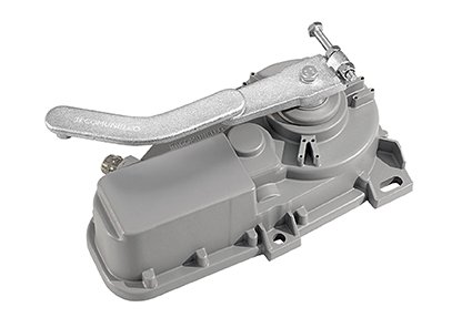 Electromechanical articulated arm actuator for residential swing gates