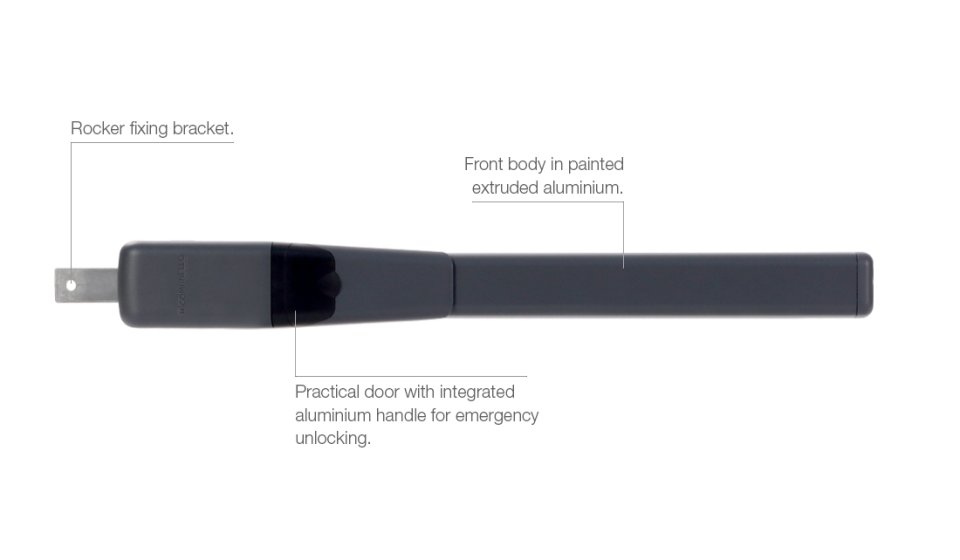 SKY swing gate actuator with compact design for automatic gate operation