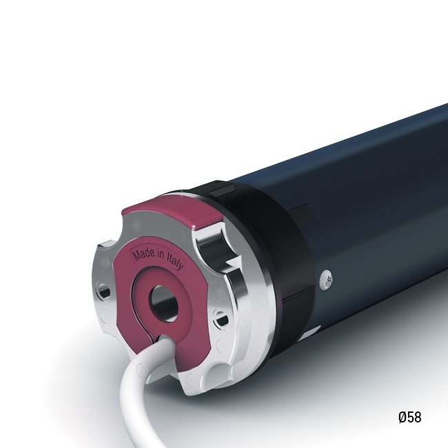 Motor for awnings used in automated outdoor shading systems