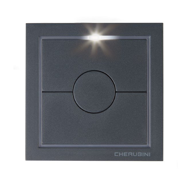 Giro remote control wall switch for motorized blinds, shutters, and awnings