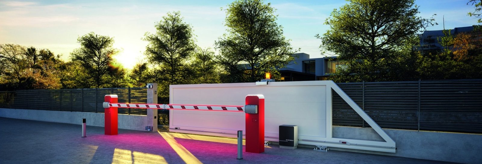 Border 400 automatic boom barrier gate for vehicle access control