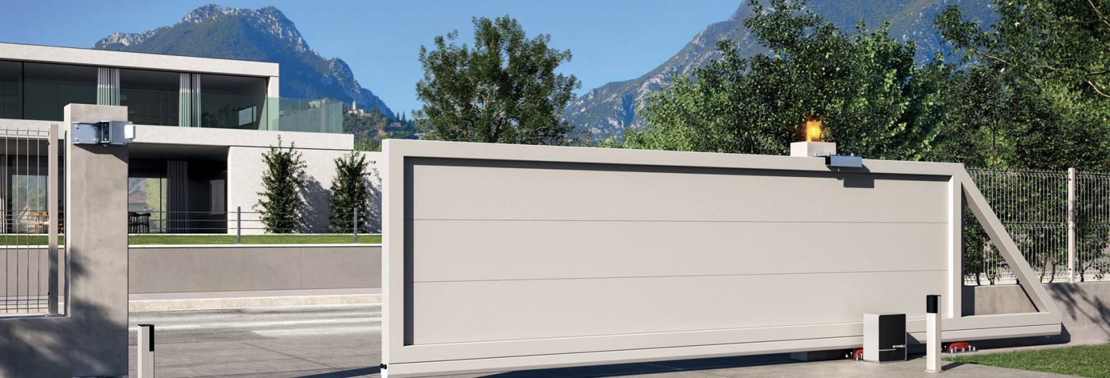 Industrial cantilever gate motor